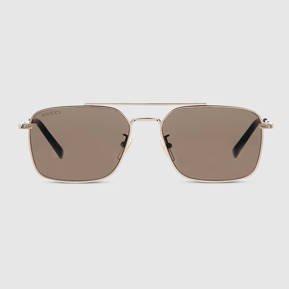 Specialized fit rectangular sunglasses